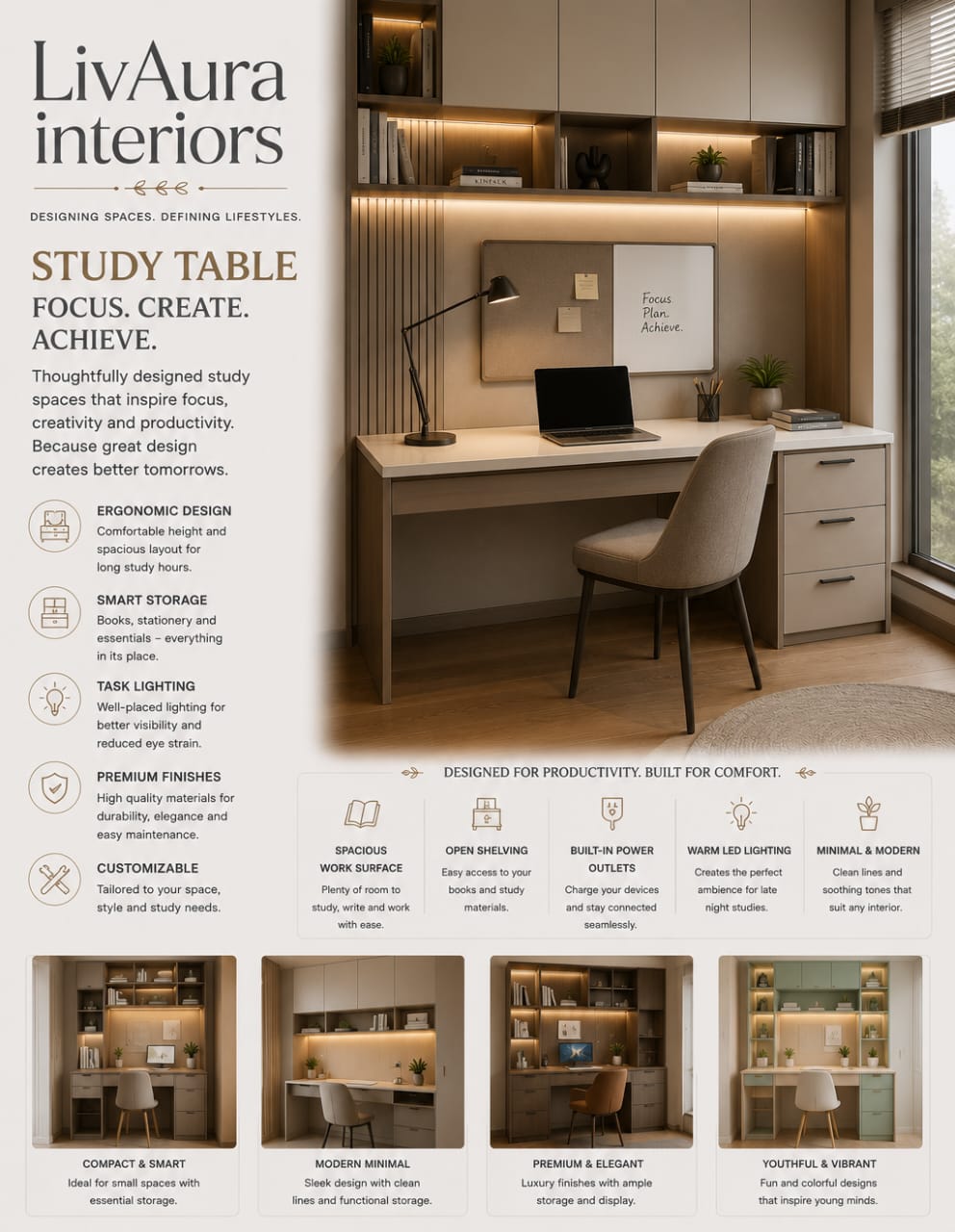 Dining space interior with partitions